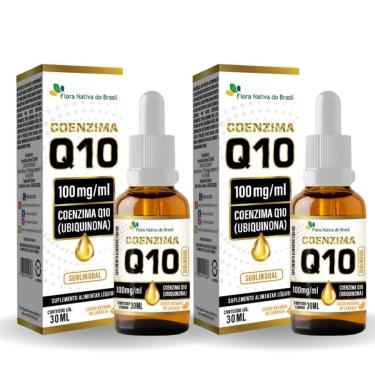Imagem de Kit Com 02 - Coenzima Q10 (100mg) 30ml Sabor Laranja Flora Nativa-Unissex