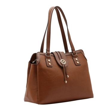 Imagem de Bolsa Mini Croco - Ombro - Café - Chenson 3485238