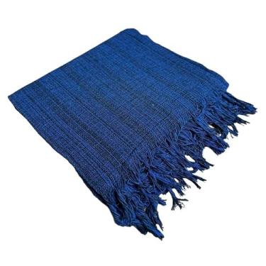 Imagem de Manta para Sofá King Gigante Algodão 3,00 x 1,80 Protetor Decoração(Azul Royal)