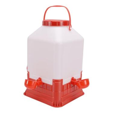 Imagem de Aqur2020 Waterer de Frango de Grande Capacidade, Balde de água de Aves de Plástico 10L para Uso Em Fazendas de Várias Galinhas e Patos