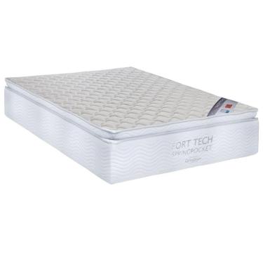 Imagem de Colchão Casal Molas Ensacadas Superpocket Fort Tech Ortopillow (138x188x34) - Ortobom