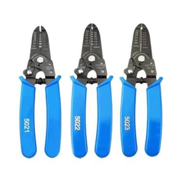 Imagem de Alicate Desencapador De Fios 6 Em 1, Cortador E Crimpador Para Cabos E