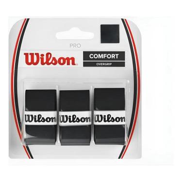 Imagem de Overgrip Wilson Pro Comfort - Cartela C/3 - Cores Cor Preto