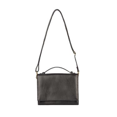 Imagem de Bolsa pequena transversal de couro liso Deise