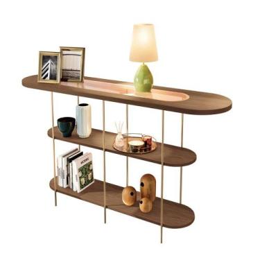 Imagem de Aparador Buffet Infinity com Pés em Aço e Detalhe em Vidro - HB Móveis