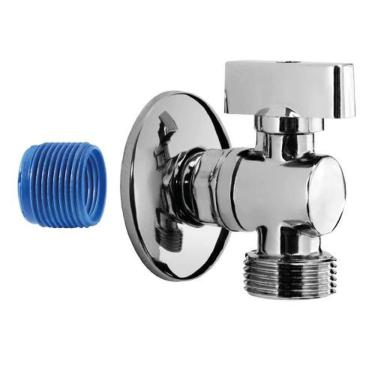 Imagem de Registro Esfera Máquina Cromado 1-2x3-4 - Torneira De Esfera Para Máquina De Lavar E Lava-louça