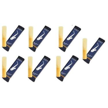 Imagem de Kit 7 Palhetas Sax Alto Vandoren 2.5