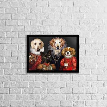 Imagem de Quadro Turma Nobre Animal 24X18Cm