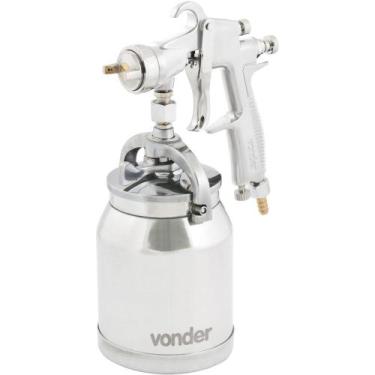 Imagem de Pistola Para Pintura Sucção 1,5mm 3,9 Pcm Caneca Alumínio 1 - Vonder