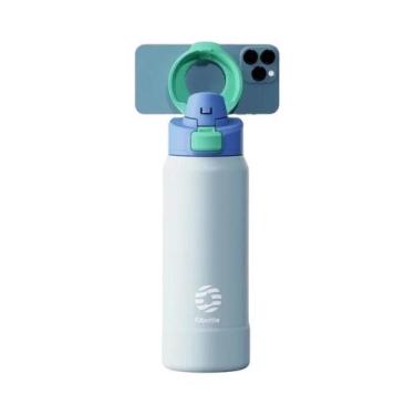 Imagem de Garrafa De Água Esportiva Grande Em Aço Inoxidável 710 950ML Com Supor