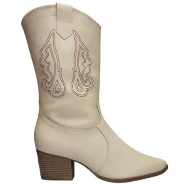 Imagem de Bota Bebecê Western Cano Médio 4918102 - Feminino-Feminino