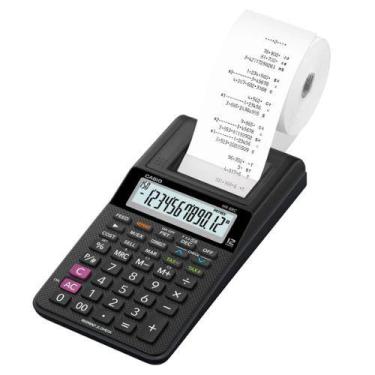 Imagem de Calculadora mesa c/impress. hr-8rc-bk  casio