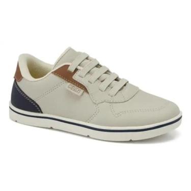 Imagem de Tênis Sapatênis Klin Infantil Masculino Flyer Casual -, Bege, 30