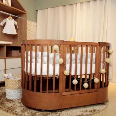 Imagem de Berço Wave Evolutivo 3 em 1 com Colchão Fase 1 e Fase 2 - Divicar Móve