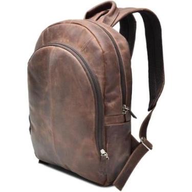 Imagem de Mochila em Couro Porta Notebook Masculina-Masculino