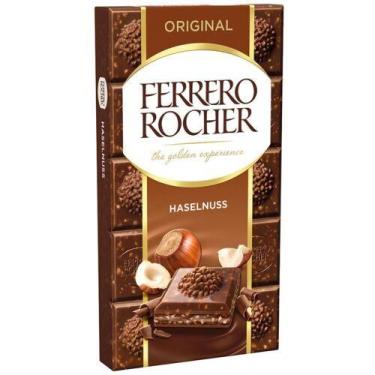 Imagem de Chocolate Ao leite FERRERO ROCHER Sabor Avelã 90G