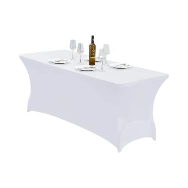 Imagem de Toalha De Mesa Elástica De Spandex 6FT 4FT Universal Ajustável Para Fe