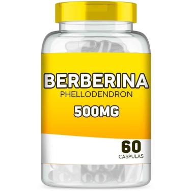 Imagem de Berberina 500mg Planta Phelodendron Amurense c/ 60 cápsulas-Unissex
