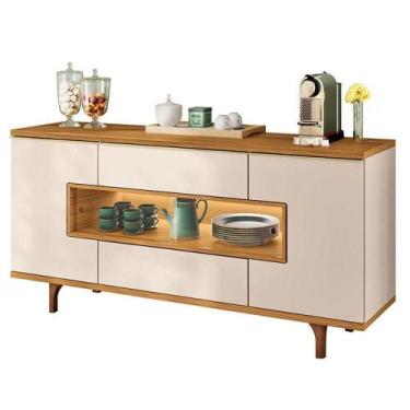 Imagem de Buffet Murano Off White Cinamomo - Hb Móveis