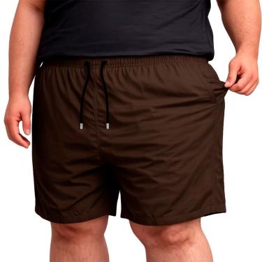 Imagem de Short Tactel Elastano Plus Size Bermuda Academia Extra Grande G1 ao G5 Masculina Elastico Cintura