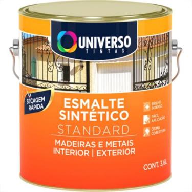 Imagem de Tinta Esmalte Sintetico Universo 3,6Lt Aluminio