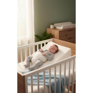 Imagem de 2x Travesseiro Bebê Antirrefluxo Rampa Conforto 15 Várias C - Congratu