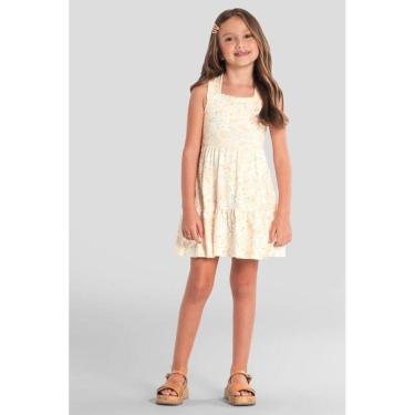 Imagem de Vestido infantil menina floral delicado Mundi