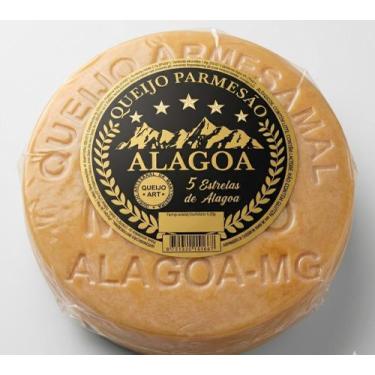Imagem de Queijo Parmesão defumado Alagoa MG 1kg Laticínios 5 estrelas