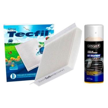 Imagem de Kit Filtro De Ar Condicionado Honda Fit 2004/2014 + Higienizador Air T