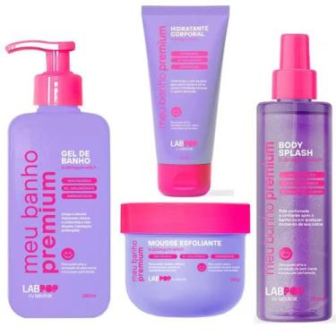 Imagem de Kit Banho Premium Bubblegum Witch Mousse Esfoliante/Gel De Banho/Hidra