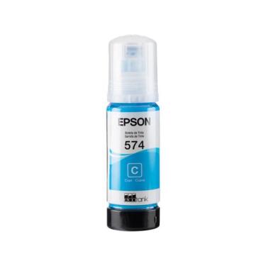 Imagem de Tinta Epson T574220AL T574220 Ciano  L8050  Original 70 ml, Ciano, 70m