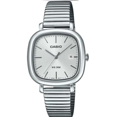 Imagem de Relógio Casio Retangular Aço-Feminino