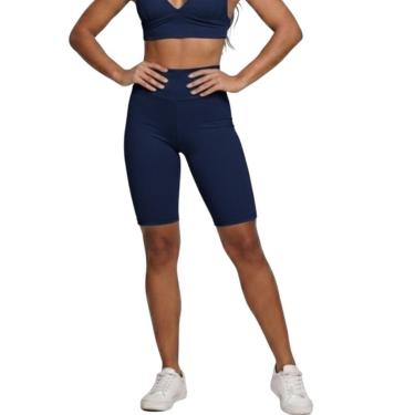 Imagem de Bermudão Suplex Liso Vekyo Roupa Para Academia Treino Moda Fitness Feminina Musculação-...