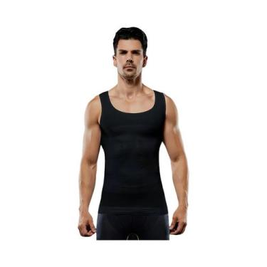 Imagem de Regata Modeladora Masculina - Corpo de Compressão para Emagrecimento, 