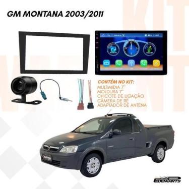 Imagem de Kit Multimidia 7 MP5 Espelhamento Camera Moldura Montana Chicote Conec