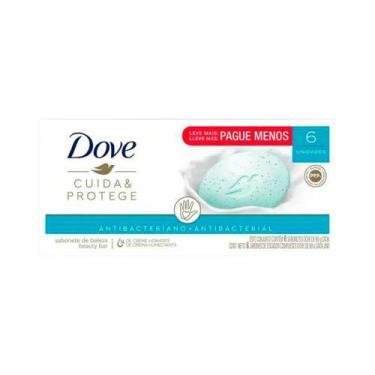 Imagem de Kit Sabonete em Barra Dove Antibacteriano Cuida e Protege 6 Unidades
