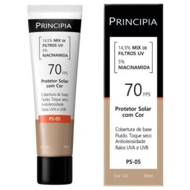 Imagem de Protetor Solar Principia FPS 70 PS-05 Cor 3.0 com 30ml - Cosmo Indústr
