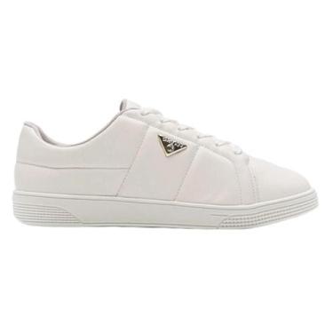 Imagem de Tenis Via Uno Fashion Prateado Casual Lançamento , 34, Mestico branco