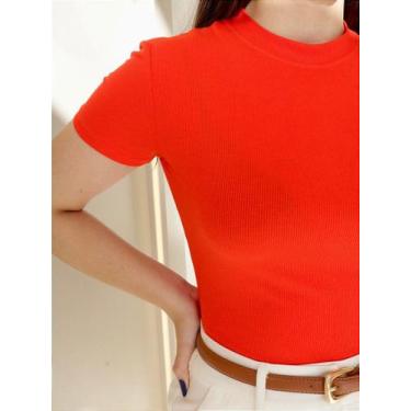 Imagem de Blusa belinda - no-brand, G, Laranja