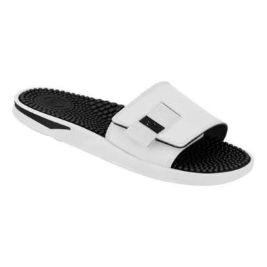 Imagem de Chinelo Slide BR SPORT 2254.104 Nasculina com Palmilha Massageadora, B