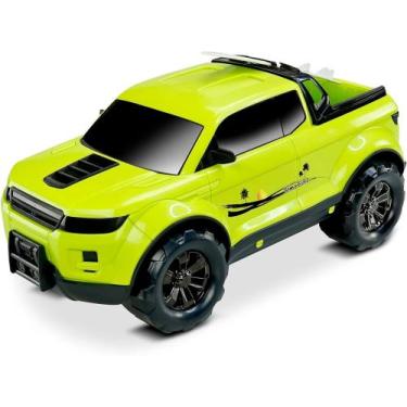 Imagem de Pick-up Force Carrinho Roma Brinquedos - 40 Cm, Verde