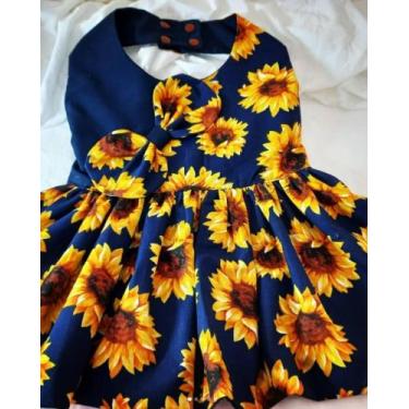 Imagem de Vestido Pet - Girassol - Panospet.cia , 6