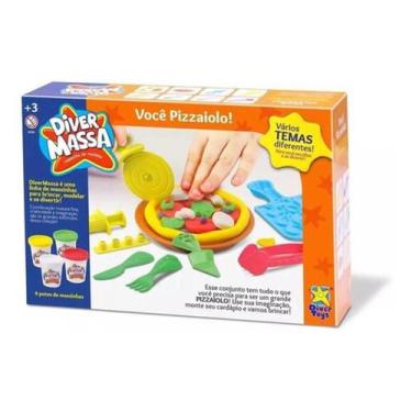 Imagem de Massinha De Modelar - Você Pizzaiolo Com Acessórios da Divertoys Ref 8