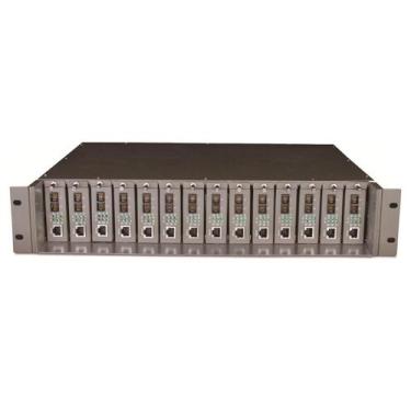 Imagem de Chassis Montavel em RACK TP-LINK 14 SLOTS 19" P/ Conversor de Midia TL