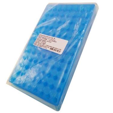 Imagem de Estante Dupla Face Azul para 96 Microtubos 0,5ml e 1,5ml CRALPLAST