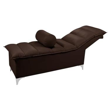 Imagem de Maca de Estética Liz Designer Atendimento Cílios Sobrancelhas Salão Spa Corano Luxo Casa Imperial (MARROM310)