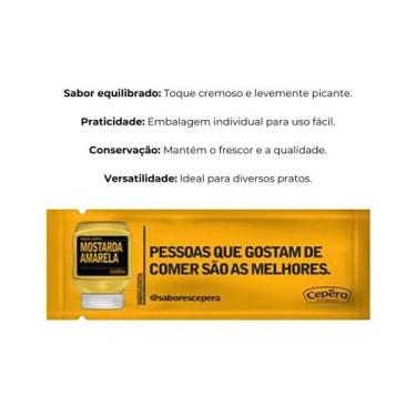 Imagem de MOSTARDA SACHE CEPERA C 175x7 GR - Cepêra
