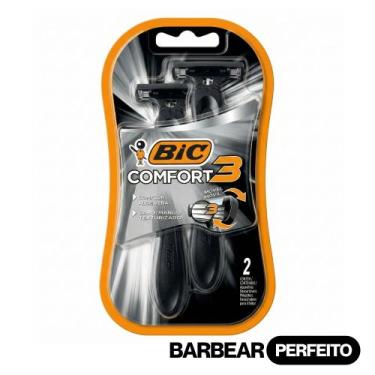 Imagem de Aparelho De Barbear Bic Comfort 3 Lâmina Tripla - Pack com 2 Unidades