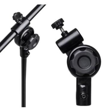 Imagem de Reposição Alumínio Para Pedestal De Microfone Girafa Reforçada - Preto