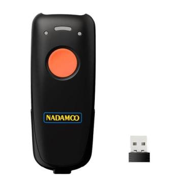 Imagem de Scanner de código de barras NADAMOO Wireless 3 em 1 Bluetooth Laranja
